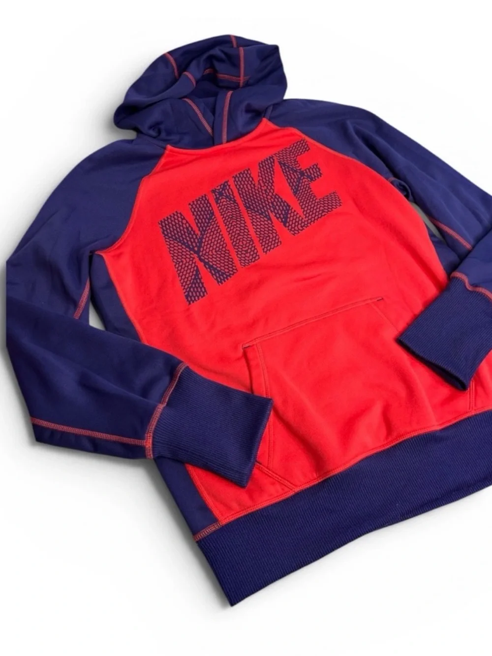 Nike dri fit big kids pullover hoodie sweatshirt size medium